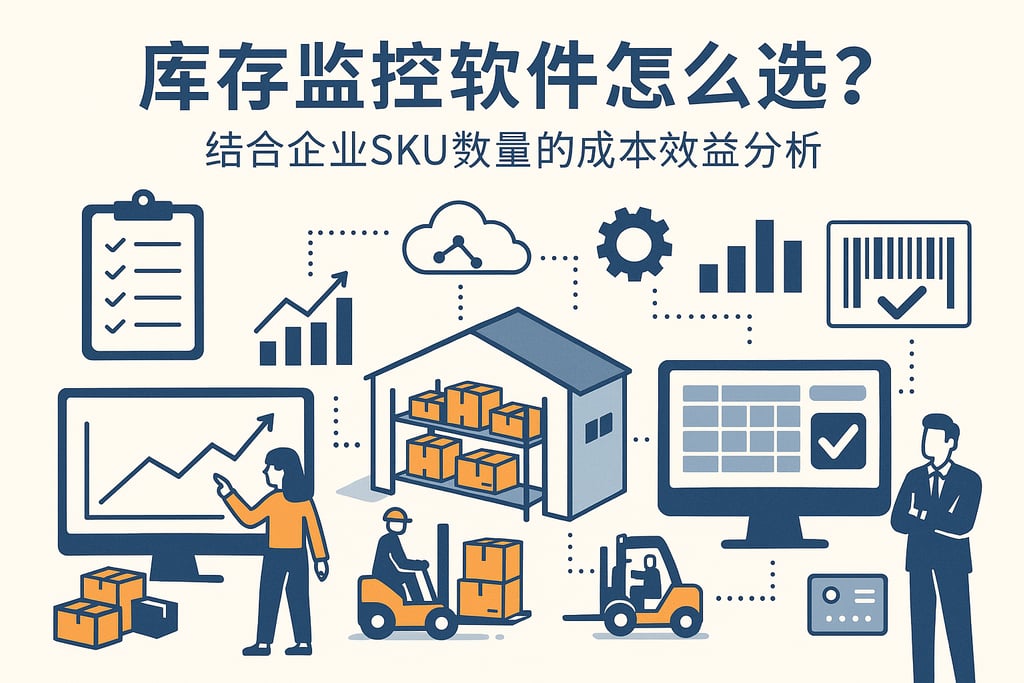 库存监控软件怎么选？结合企业 SKU 数量的成本效益分析